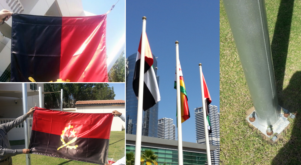 Dubai Outdoor Flag Printing Shop in Dubai